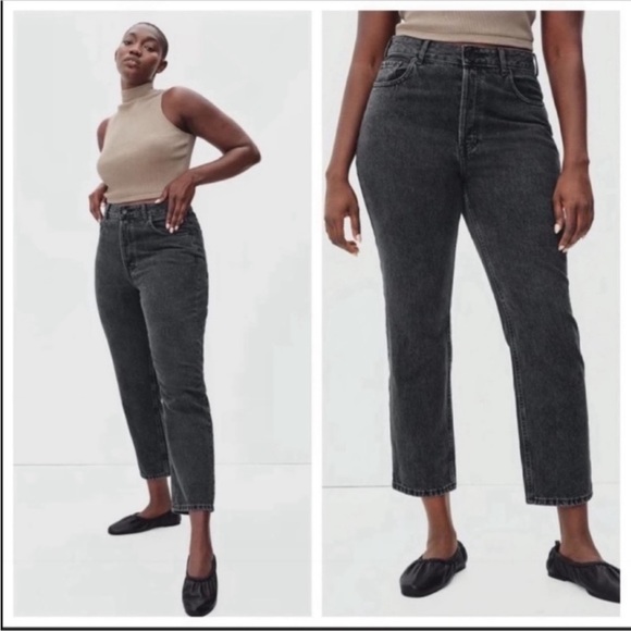 Everlane The Curvy 90s Cheeky Straight Leg Denim Jeans - Picture 3 of 13
